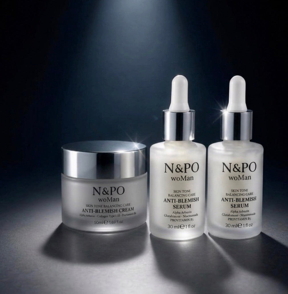 N&PO woMan Leke Karşıtı Bakım Seti (Krem + 2x Serum)