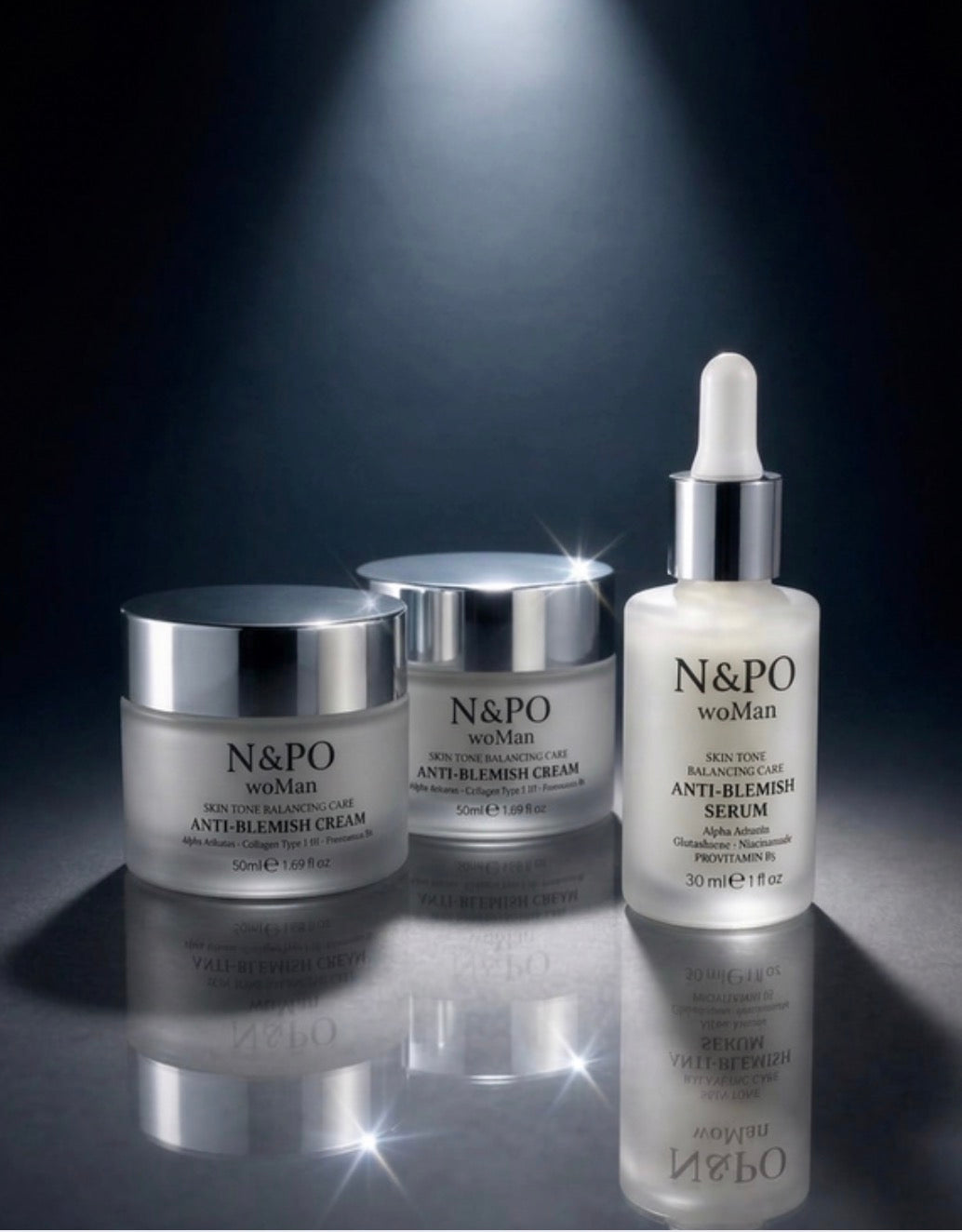 N&PO woMan 2 Krem + 3-O Ethyl Ascorbic Acid Serum Kampanya Seti